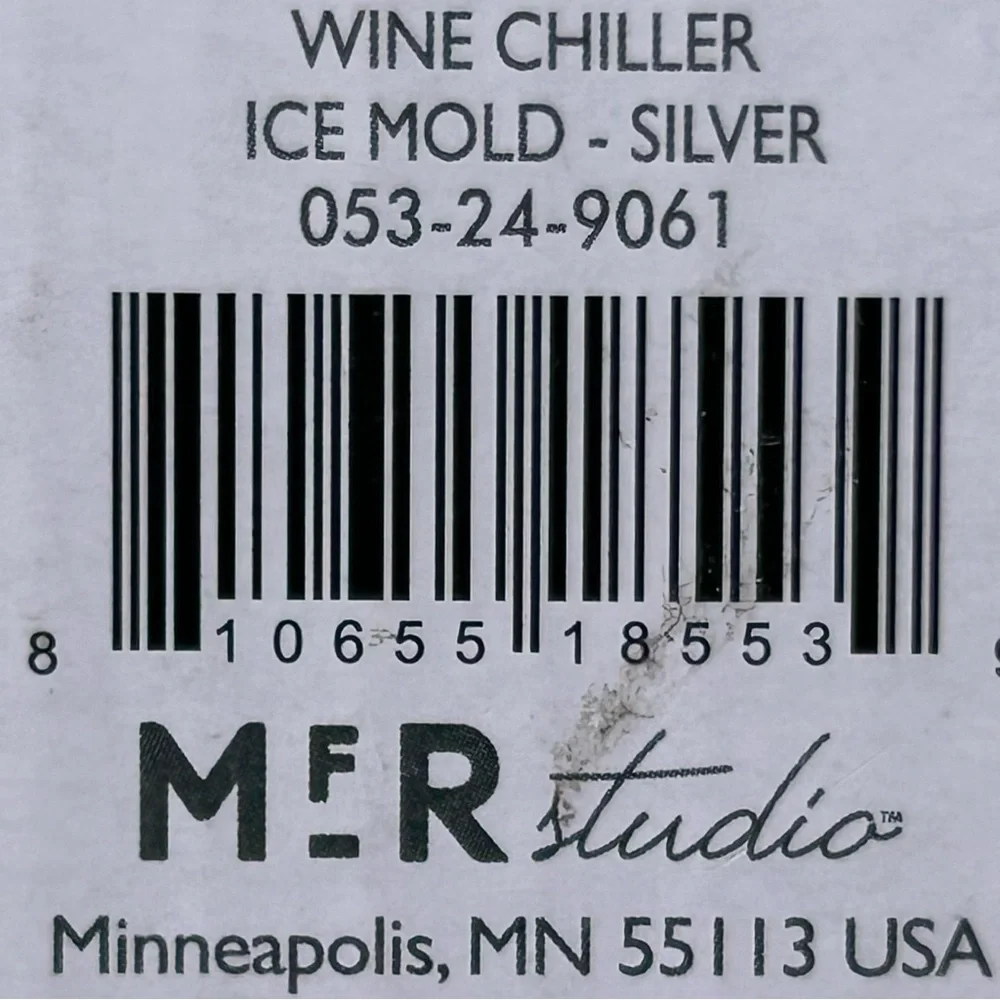 NWT Wine Chiller Ice Mold Set